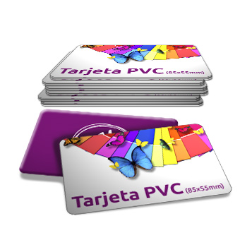 Tarjeta PVC 500 micras